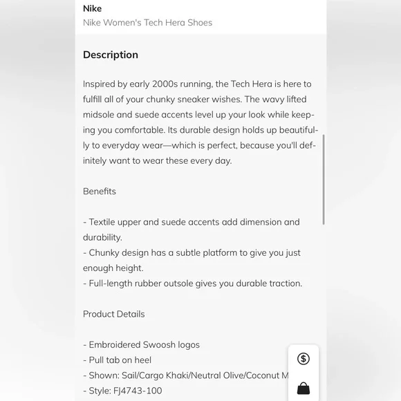 Nike Women's Tech Hera Shoes 6 - Picture 6 of 14